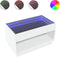 vidaXL - Salontafel - met - Infinity - LED - 90x50x50 - cm - wit