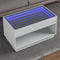 vidaXL - Salontafel - met - Infinity - LED - 90x50x50 - cm - wit