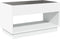 vidaXL - Salontafel - met - Infinity - LED - 90x50x50 - cm - wit