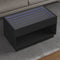 vidaXL - Salontafel - met - Infinity - LED - 90x50x50 - cm - zwart