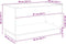 vidaXL - Salontafel - met - Infinity - LED - 90x50x50 - cm - zwart