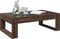 vidaXL - Salontafel - met - Infinity - LED - 90x53x30 - cm - bruin - eikenkleurig