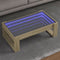 vidaXL - Salontafel - met - Infinity - LED - 90x53x30 - cm - sonoma - eikenkleurig