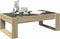 vidaXL - Salontafel - met - Infinity - LED - 90x53x30 - cm - sonoma - eikenkleurig