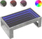 vidaXL - Salontafel - met - Infinity - LED - 90x53x30 - cm - betongrijs