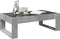 vidaXL - Salontafel - met - Infinity - LED - 90x53x30 - cm - betongrijs