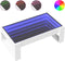 vidaXL - Salontafel - met - Infinity - LED - 90x53x30 - cm - wit