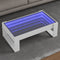 vidaXL - Salontafel - met - Infinity - LED - 90x53x30 - cm - wit