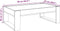 vidaXL - Salontafel - met - Infinity - LED - 90x53x30 - cm - wit