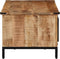 vidaXL - Salontafel - met - lades - 110x50x40 - cm - massief - mangohout