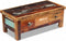 vidaXL - Salontafel - met - lades - 90x45x35 - cm - massief - gerecycled - hout