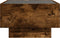 vidaXL - Salontafel - met - LED - 50x50x30 - cm - bewerkt - hout - gerookt - eikenkleur