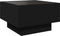 vidaXL - Salontafel - met - LED - 50x50x30 - cm - bewerkt - hout - zwart