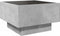 vidaXL - Salontafel - met - LED - 50x50x30 - cm - bewerkt - hout - betongrijs