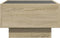 vidaXL - Salontafel - met - LED - 50x50x30 - cm - bewerkt - hout - sonoma - eikenkleurig