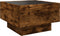 vidaXL - Salontafel - met - LED - 50x50x30 - cm - bewerkt - hout - gerookt - eikenkleur