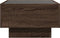 vidaXL - Salontafel - met - LED - 50x50x30 - cm - bewerkt - hout - bruin - eikenkleurig