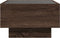 vidaXL - Salontafel - met - LED - 50x50x30 - cm - bewerkt - hout - bruin - eikenkleurig