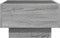 vidaXL - Salontafel - met - LED - 50x50x30 - cm - bewerkt - hout - grijs - sonoma - eiken