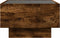 vidaXL - Salontafel - met - LED - 50x50x30 - cm - bewerkt - hout - gerookt - eikenkleur