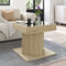 vidaXL - Salontafel - met - LED - 50x50x45 - cm - bewerkt - hout - sonoma - eikenkleurig