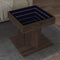 vidaXL - Salontafel - met - LED - 50x50x45 - cm - bewerkt - hout - bruin - eikenkleurig