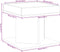 vidaXL - Salontafel - met - LED - 50x50x45 - cm - bewerkt - hout - bruin - eikenkleurig