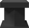 vidaXL - Salontafel - met - LED - 50x50x45 - cm - bewerkt - hout - zwart