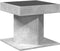 vidaXL - Salontafel - met - LED - 50x50x45 - cm - bewerkt - hout - betongrijs