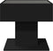 vidaXL - Salontafel - met - LED - 50x50x45 - cm - bewerkt - hout - zwart