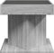 vidaXL - Salontafel - met - LED - 50x50x45 - cm - bewerkt - hout - grijs - sonoma - eiken