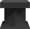 vidaXL - Salontafel - met - LED - 50x50x45 - cm - bewerkt - hout - zwart