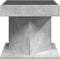 vidaXL - Salontafel - met - LED - 50x50x45 - cm - bewerkt - hout - betongrijs