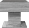 vidaXL - Salontafel - met - LED - 50x50x45 - cm - bewerkt - hout - grijs - sonoma - eiken