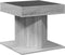 vidaXL - Salontafel - met - LED - 50x50x45 - cm - bewerkt - hout - grijs - sonoma - eiken
