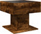 vidaXL - Salontafel - met - LED - 50x50x45 - cm - bewerkt - hout - gerookt - eikenkleur