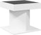 vidaXL - Salontafel - met - LED - 50x50x45 - cm - bewerkt - hout - wit