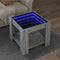 vidaXL - Salontafel - met - LED - 53x53x45 - cm - bewerkt - hout - grijs - sonoma - eiken