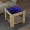 vidaXL - Salontafel - met - LED - 53x53x45 - cm - bewerkt - hout - sonoma - eikenkleurig