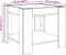 vidaXL - Salontafel - met - LED - 53x53x45 - cm - bewerkt - hout - grijs - sonoma - eiken
