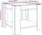 vidaXL - Salontafel - met - LED - 53x53x45 - cm - bewerkt - hout - sonoma - eikenkleurig