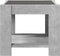 vidaXL - Salontafel - met - LED - 53x53x45 - cm - bewerkt - hout - betongrijs