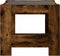 vidaXL - Salontafel - met - LED - 53x53x45 - cm - bewerkt - hout - gerookt - eikenkleur
