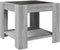 vidaXL - Salontafel - met - LED - 53x53x45 - cm - bewerkt - hout - grijs - sonoma - eiken