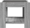 vidaXL - Salontafel - met - LED - 53x53x45 - cm - bewerkt - hout - grijs - sonoma - eiken