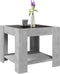 vidaXL - Salontafel - met - LED - 53x53x45 - cm - bewerkt - hout - betongrijs