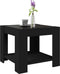 vidaXL - Salontafel - met - LED - 53x53x45 - cm - bewerkt - hout - zwart