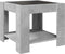 vidaXL - Salontafel - met - LED - 53x53x45 - cm - bewerkt - hout - betongrijs
