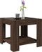vidaXL - Salontafel - met - LED - 53x53x45 - cm - bewerkt - hout - bruin - eikenkleurig