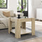 vidaXL - Salontafel - met - LED - 53x53x45 - cm - bewerkt - hout - sonoma - eikenkleurig